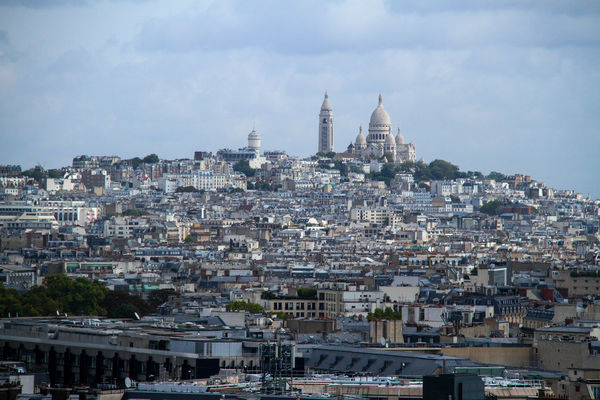#4 The Sacre Coeur Basilica as seen from the Arch....