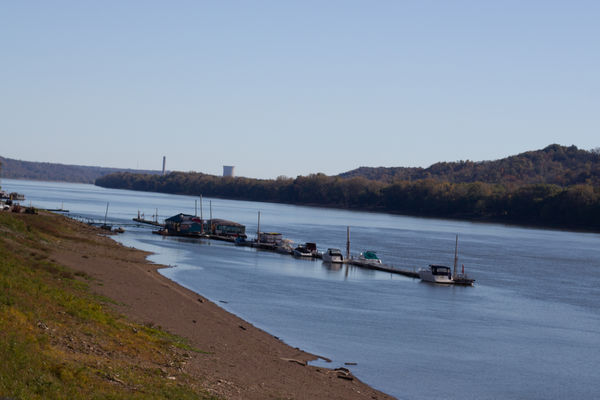 Ohio River upstream from New Richmond, OH...