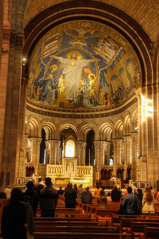 #9  Interior of the Sacre Couer Basilica...