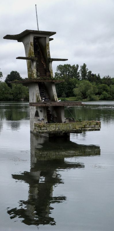 Old diving board....