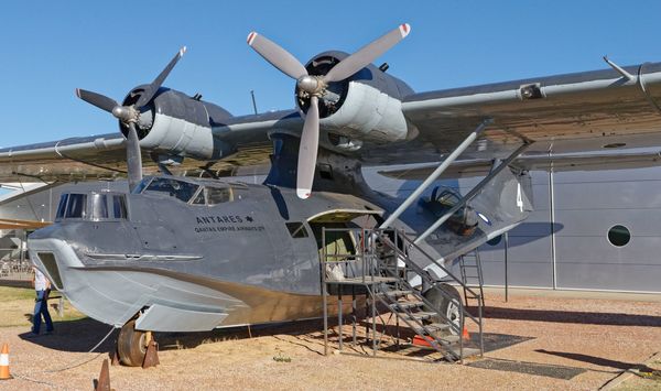 Catalina PBY5. This aircraft is an example of five...
