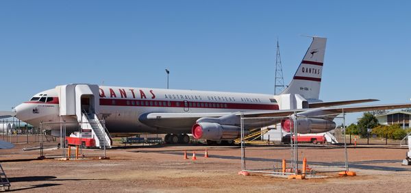 Qantas entered the jet age in 1959 with the introd...