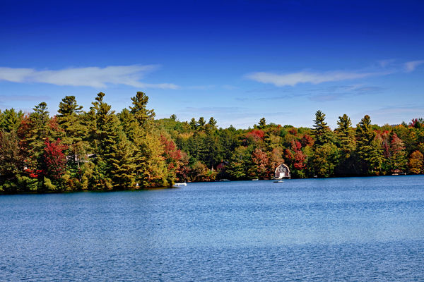 Small lake in southwestern New Hampshire...