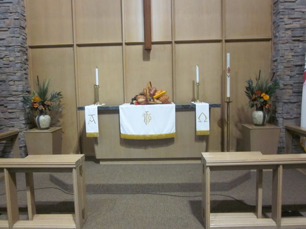 Church altar...