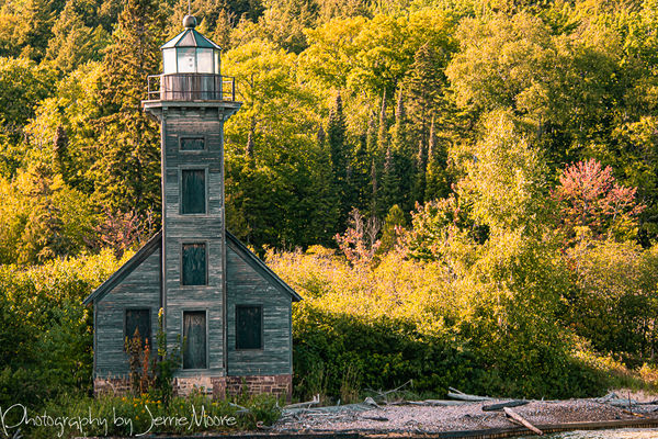 Grand Island Lighthouse, Lake Superior...