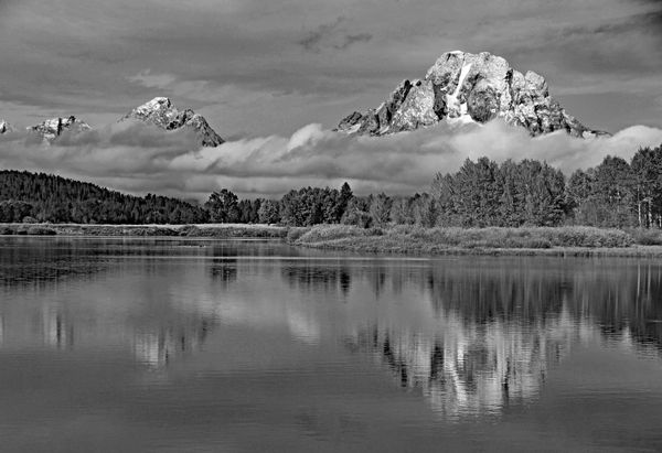 Tetons after the clouds...