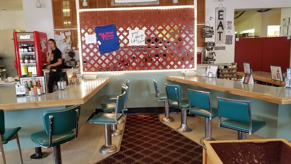 A 60's Diner after a long day on the road...