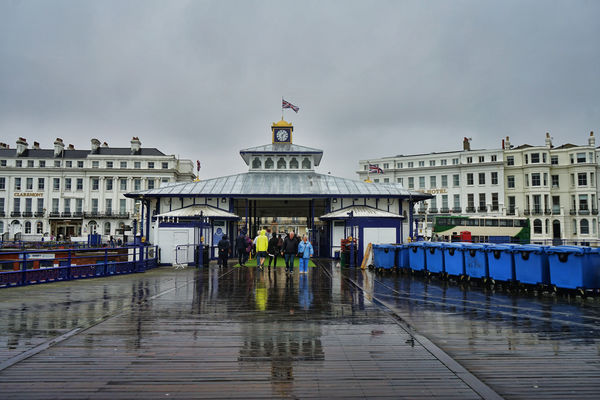 2 A rainy day on Eastbourne pier....