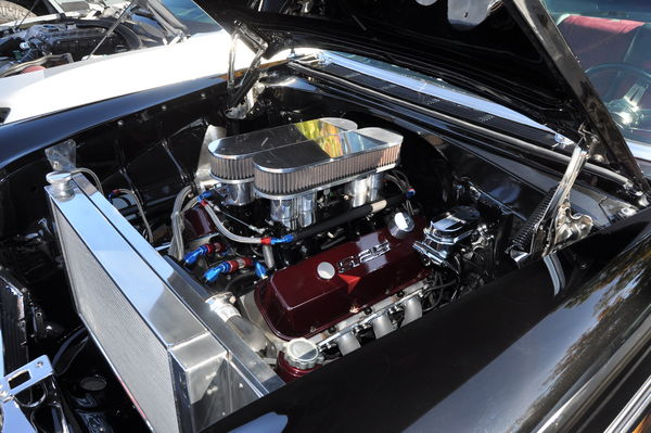 1956 Chevy with 525 cu in engine...