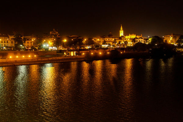 #7  The Guadalquivir River flows through the city....