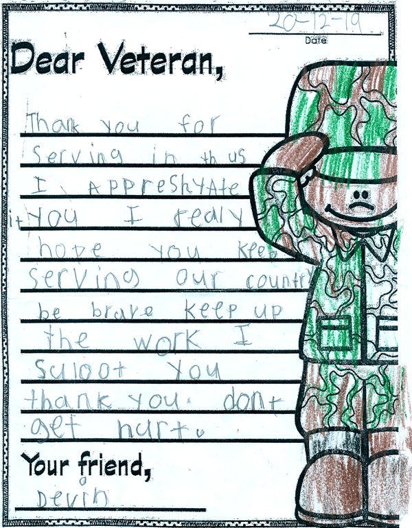 Note from local student Devin...