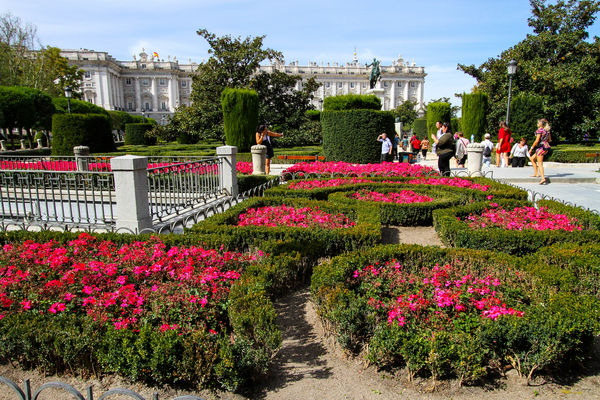 #7  The gardens of the Royal Palace...