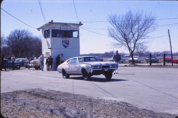 Kansas late Spring 1969. Drag races  fun day.   wi...