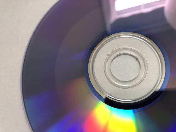 Clear (data) side of DVD...