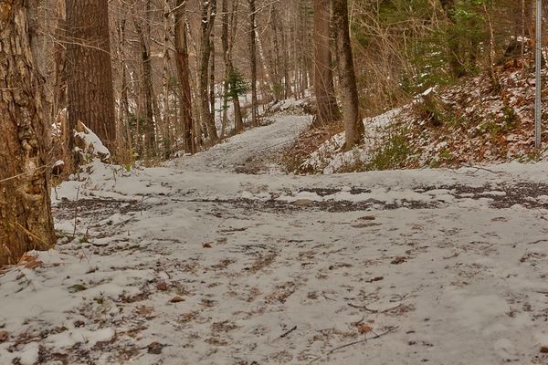 This one is an X-C (Cross Country) ski trail......