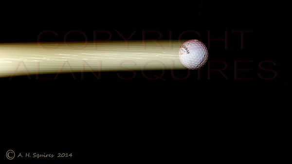 Golf Ball In Flight...