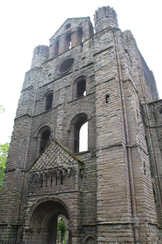 Kelso abbey was dedicated to the Blessed Virgin an...
