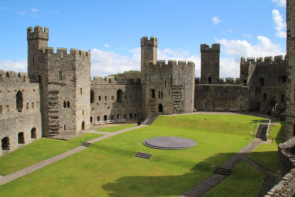 Caernarfon Castle was the site of the investiture ...