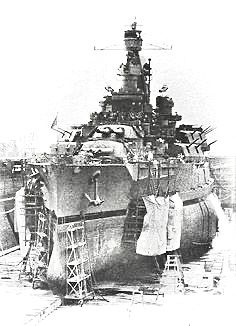 One of her dry dock pics before the war / file fil...