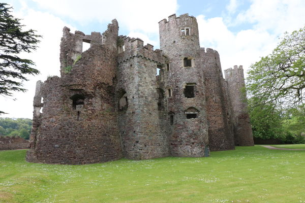 Laugharne was converted into a Tudor mansion with ...