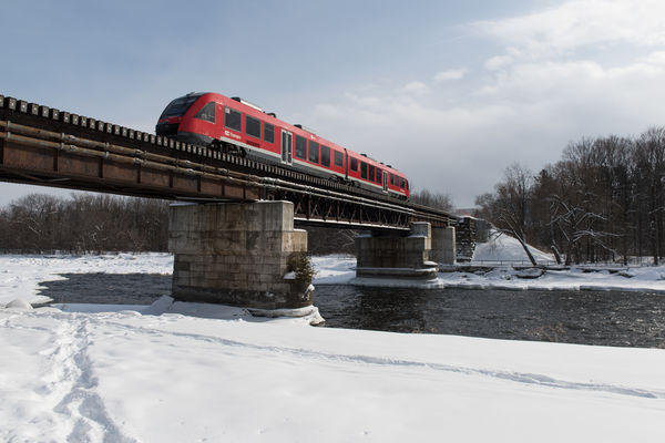 The O Train Bridge at Carleton University...