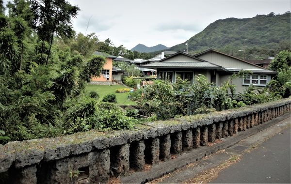 (7) This old Hawaiian neighborhood bridge is locat...