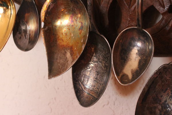 my spoon collection needs polishing...