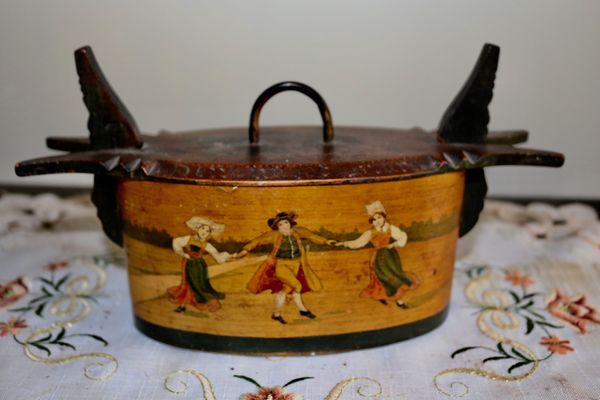Swedish lunch box-100 yrs old or so...from grandma...