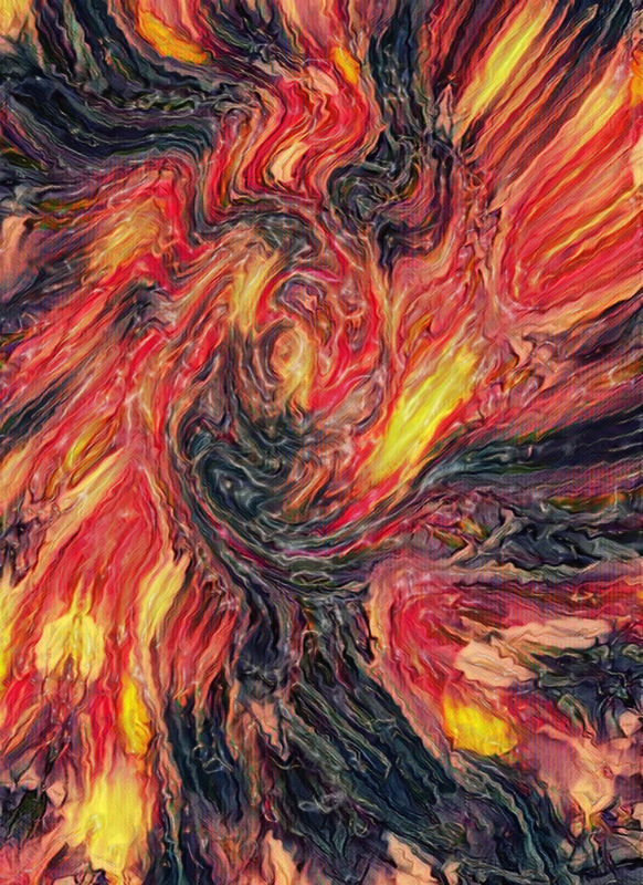 One of my older "abstracts," called "Hell Fire"...