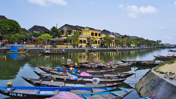 Looking over at Old Town Hoi An, Vietnam...