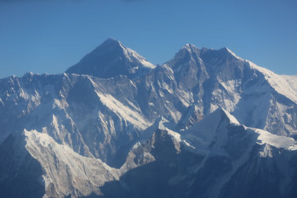 Everest from an airplane...