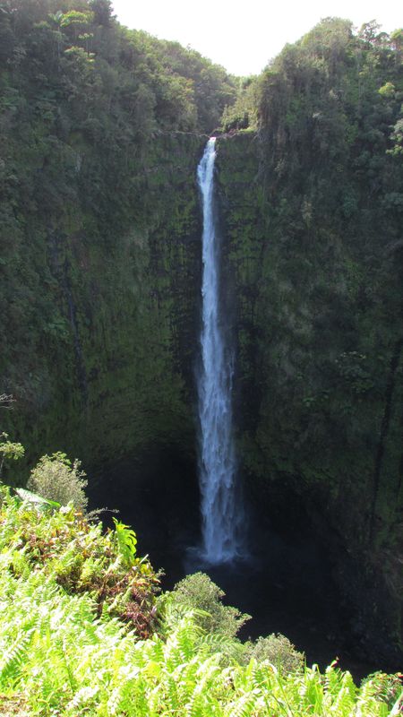 A'Kaka Falls on the east shore of Hawaii...