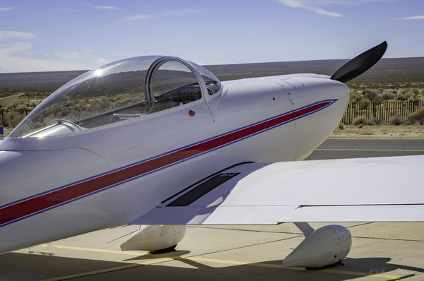 My RV -8 that I flew up from Gillespie Field ,El C...