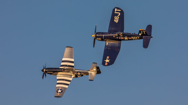 F4U corsair and P-51 mustang...