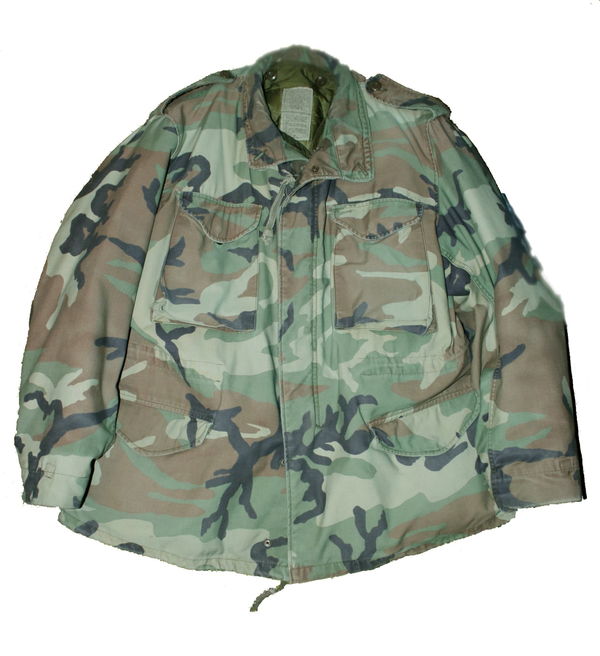 Army fatigue coat with liner...