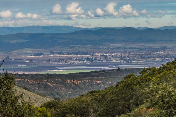 Salinas and the Salinas Valley from the corkscrew...