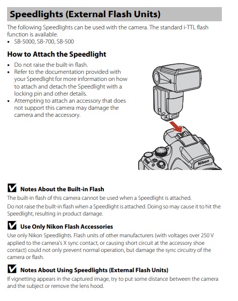 Nikon Sb 700 Compatibility Chart