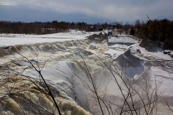 Chaudiere River Falls, Wednesday...