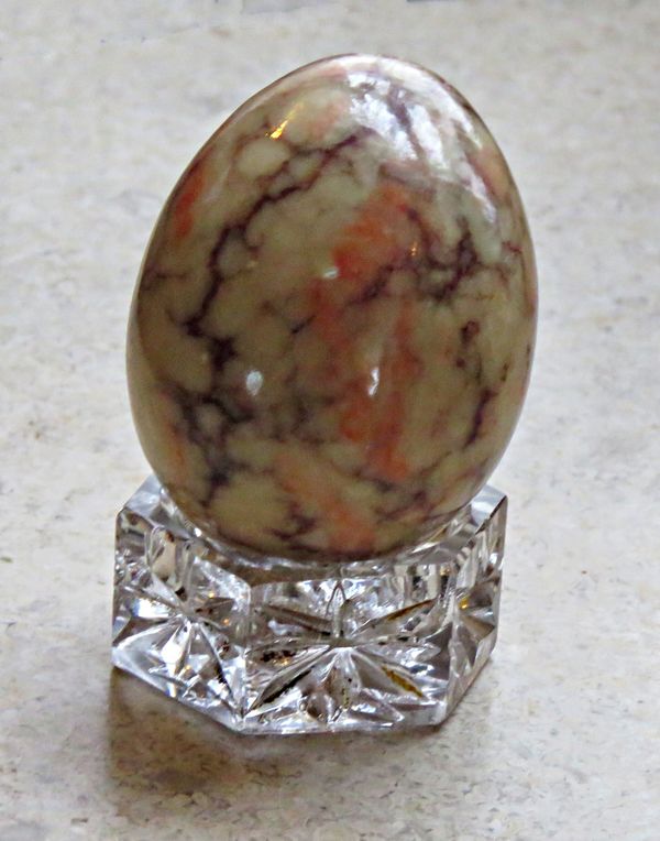 marble egg...