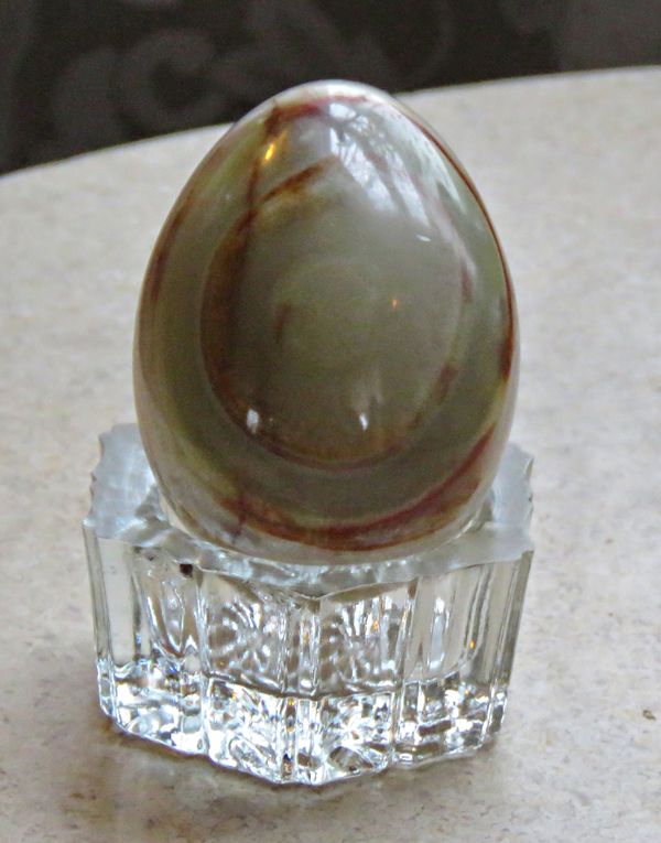marble egg...