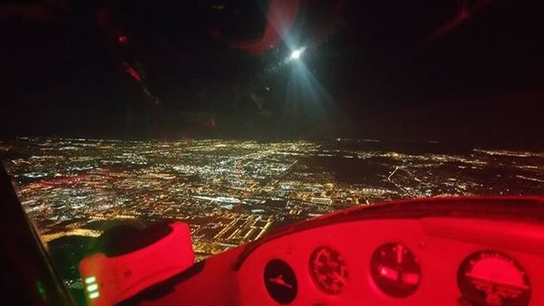 Moon rise over LA...