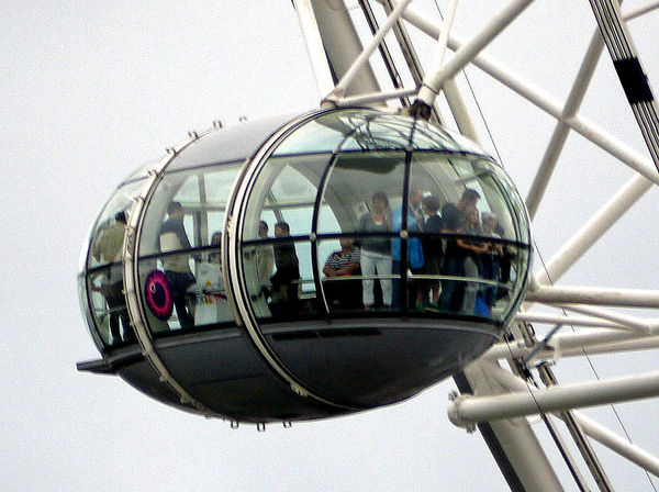 Flying with the London Eye...
