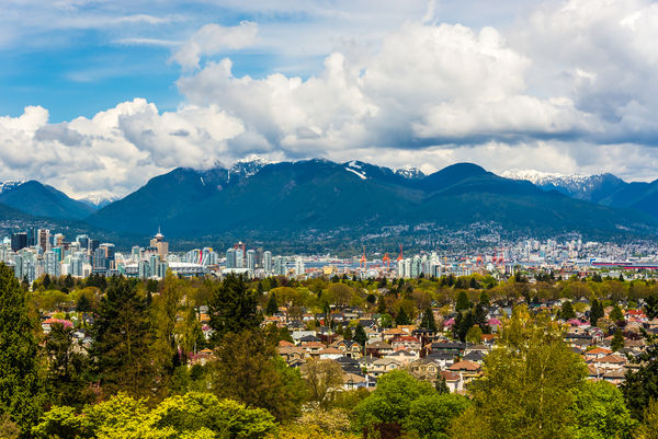 2 - QE Park with Vancouver Downtown at left, the h...