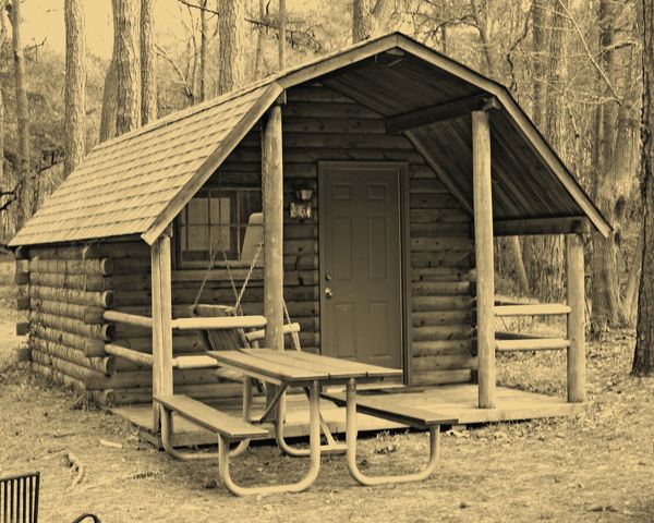 Home away from home. (Sepia)...