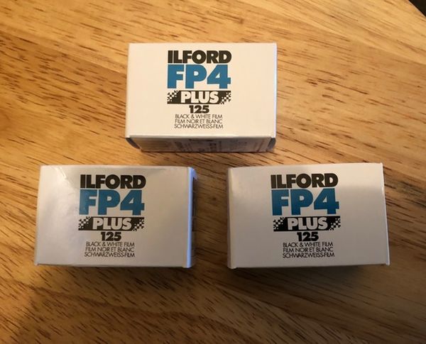 Ilford B&W FP4+ 125 ISO - 3 rolls...