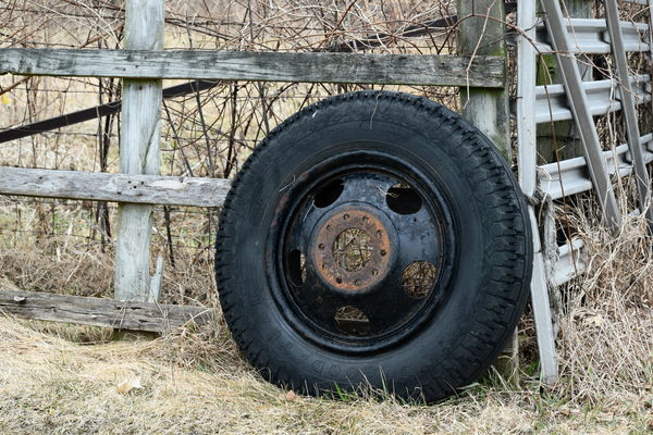 old tire...