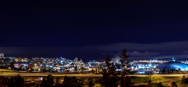 Tacoma viewed from Stanley and Seaforts......