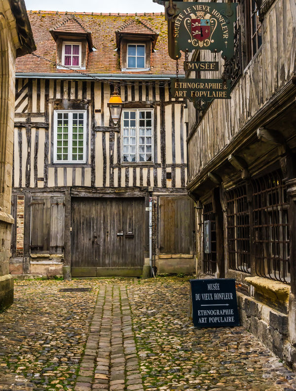 7 - Entrance to the Museum of Old Honfleur...