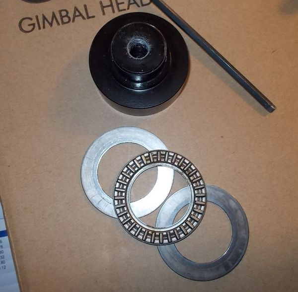 Gimbal head thrust bearing...