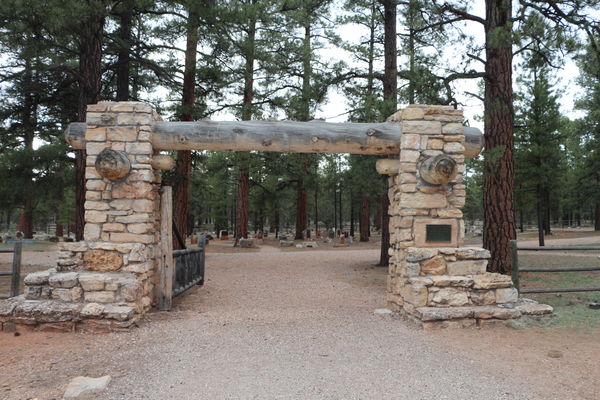 Cemetery at the Grand Canyon....